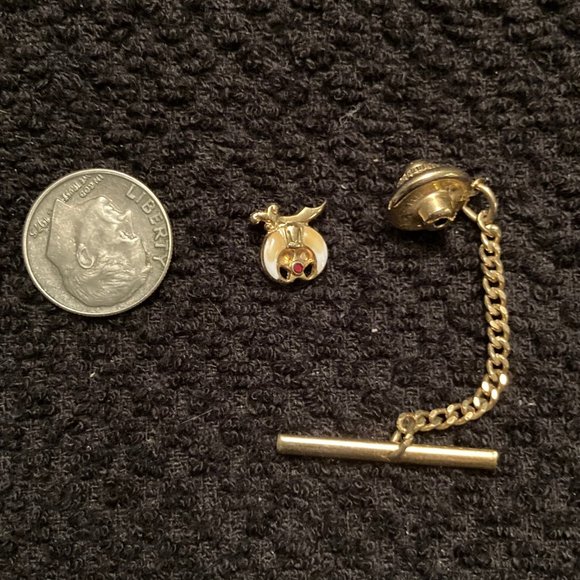 Vintage Shriner El Hasa Lapel / Tie Pin (Hickok Brand) - Picture 2 of 13